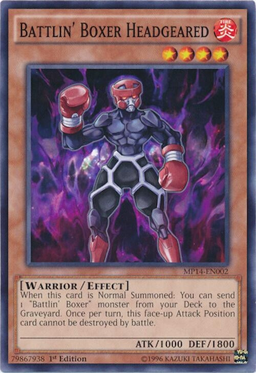 Image for Battlin' Boxer Headgeared (MP14-EN002) (2014 Mega-Tins Mega Pack) - YuGiOh