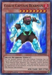 Image for Coach Captain Bearman (MP14-EN118) (MP14) - YuGiOh