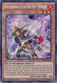 Image for Brotherhood of the Fire Fist - Rooster (MP14-EN120) (MP14) - YuGiOh