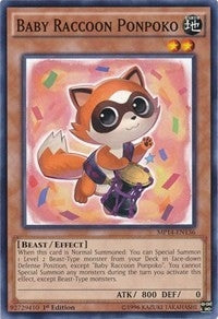Image for Baby Raccoon Ponpoko (MP14-EN136) (MP14) - YuGiOh