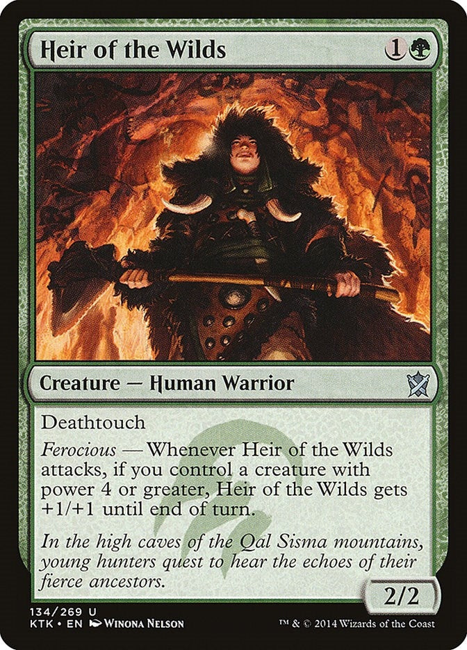 Image for Heir of the Wilds (134) (Khans of Tarkir) - Magic: The Gathering