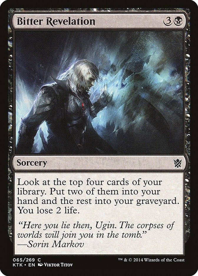 Image for Bitter Revelation (65) (Khans of Tarkir) - Magic: The Gathering