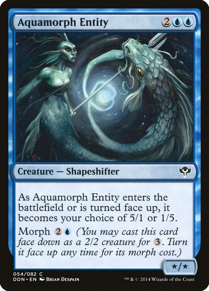 Image for Aquamorph Entity (54) (Speed vs. Cunning) - Magic: The Gathering