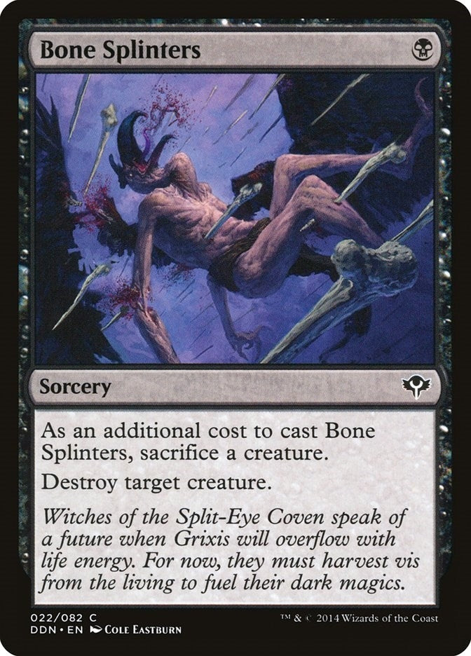 Image for Bone Splinters (22) (Speed vs. Cunning) - Magic: The Gathering