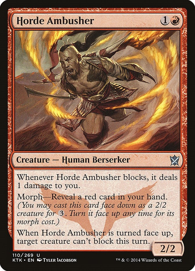 Image for Horde Ambusher (110) (Khans of Tarkir) - Magic: The Gathering