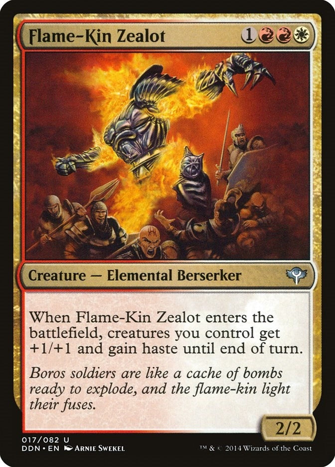 Image for Flame-Kin Zealot (17) (Speed vs. Cunning) - Magic: The Gathering