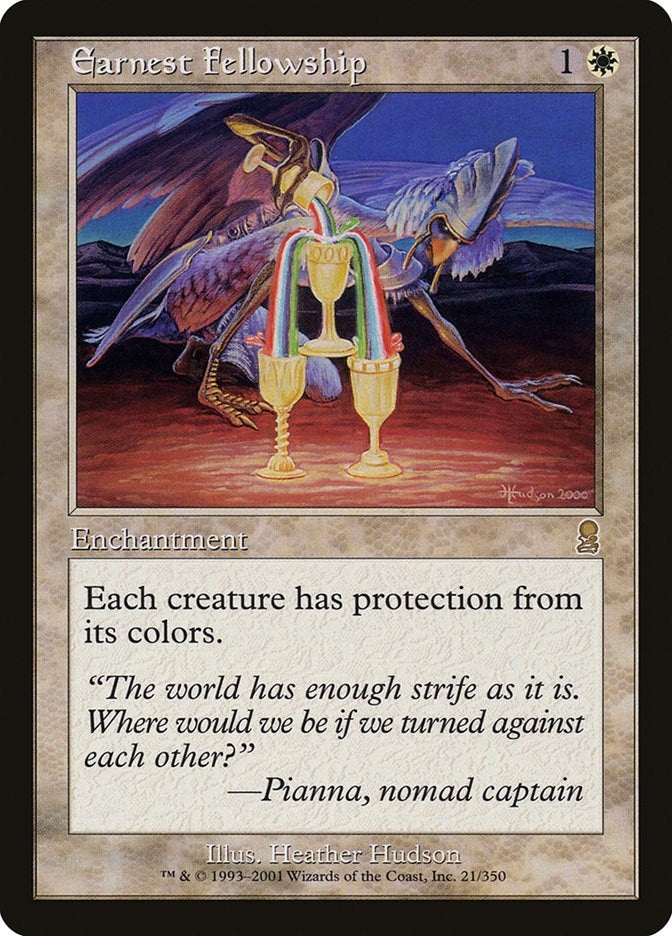 Image for Earnest Fellowship (21) (Odyssey) - Magic: The Gathering