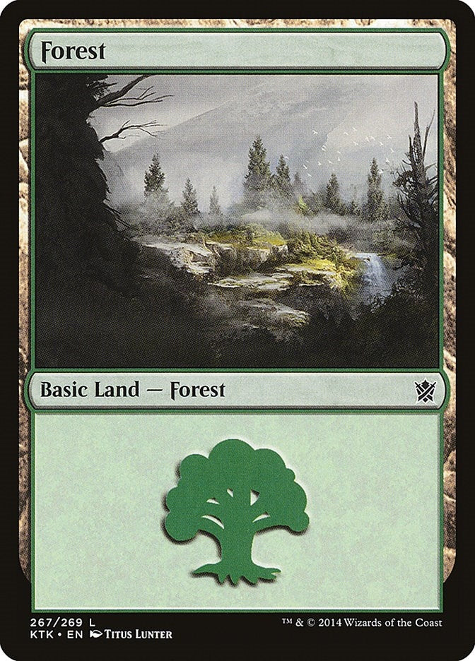 Image for Forest (267) (267) (Khans of Tarkir) - Magic: The Gathering