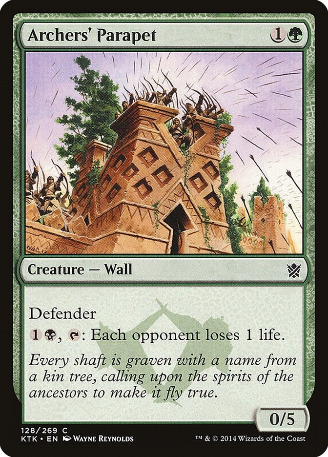 Image for Archers' Parapet (128) (Khans of Tarkir) - Magic: The Gathering