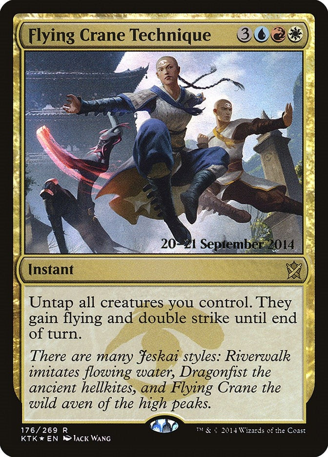 Image for Flying Crane Technique (176) (Prerelease Cards) - Magic: The Gathering