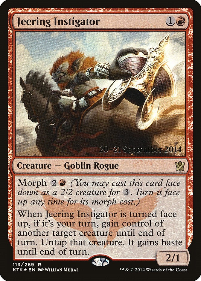Image for Jeering Instigator (113) (Prerelease Cards) - Magic: The Gathering