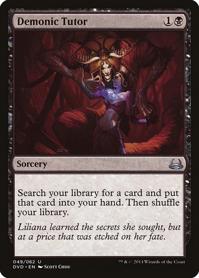 Image for Demonic Tutor (49) (Anthology) - Magic: The Gathering