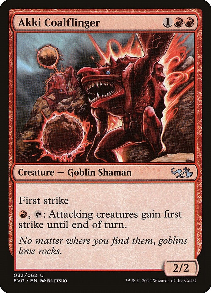 Image for Akki Coalflinger (33) (Anthology) - Magic: The Gathering