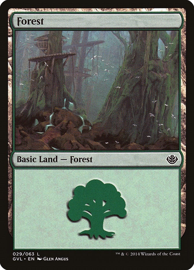 Image for Forest (029) (GVL) (29) (Anthology) - Magic: The Gathering