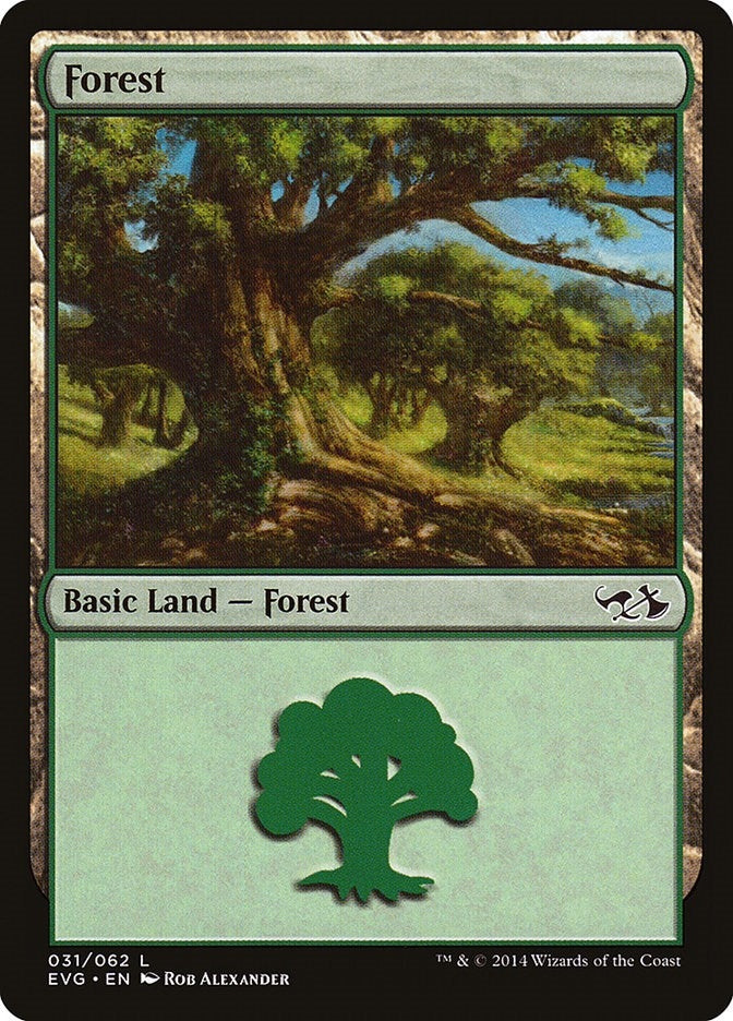 Image for Forest (031) (EVG) (31) (Anthology) - Magic: The Gathering