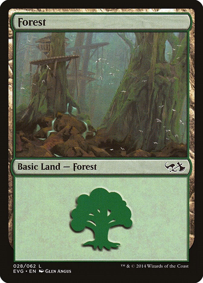 Image for Forest (028) (EVG) (28) (Anthology) - Magic: The Gathering