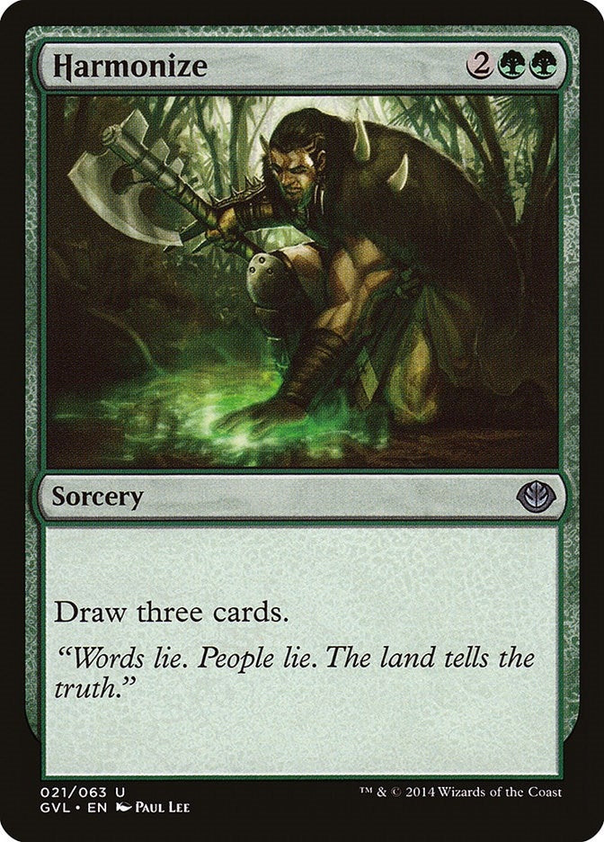 Image for Harmonize (GVL) (21) (Anthology) - Magic: The Gathering