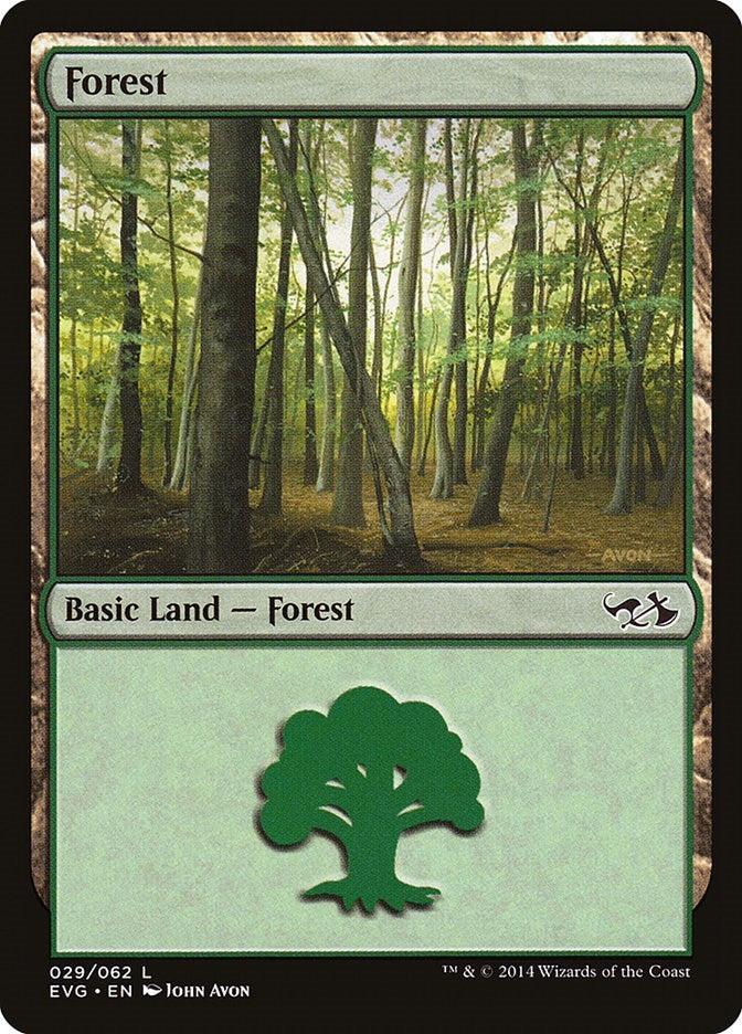 Image for Forest (029) (EVG) (29) (Anthology) - Magic: The Gathering