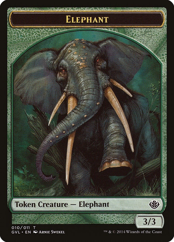 Image for Elephant Token (10) (Anthology) - Magic: The Gathering