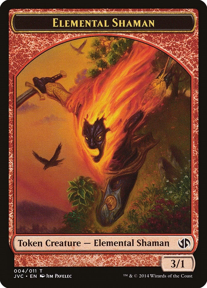 Image for Elemental Shaman Token (4) (Anthology) - Magic: The Gathering