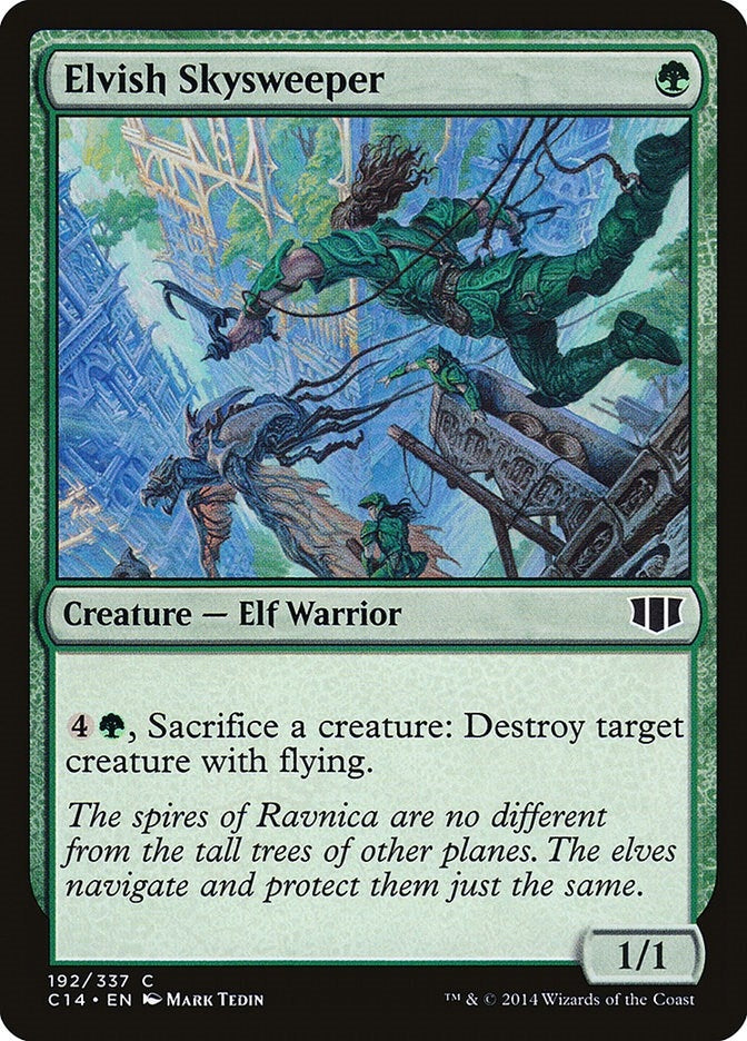Image for Elvish Skysweeper (192) (Commander 2014) - Magic: The Gathering
