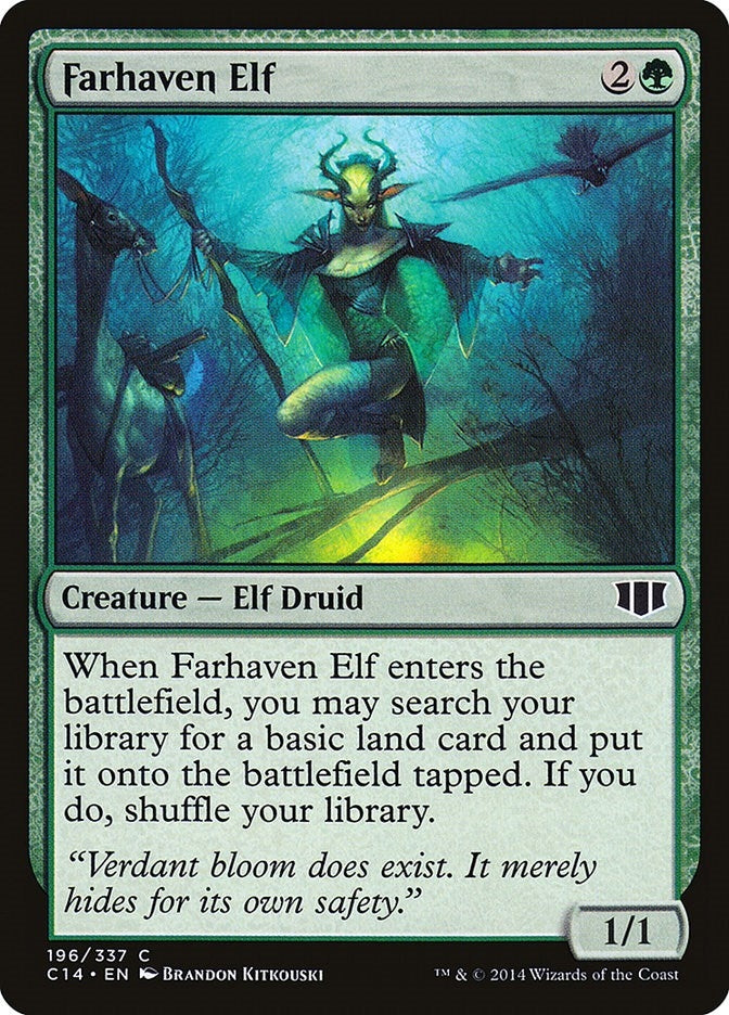 Image for Farhaven Elf (196) (Commander 2014) - Magic: The Gathering