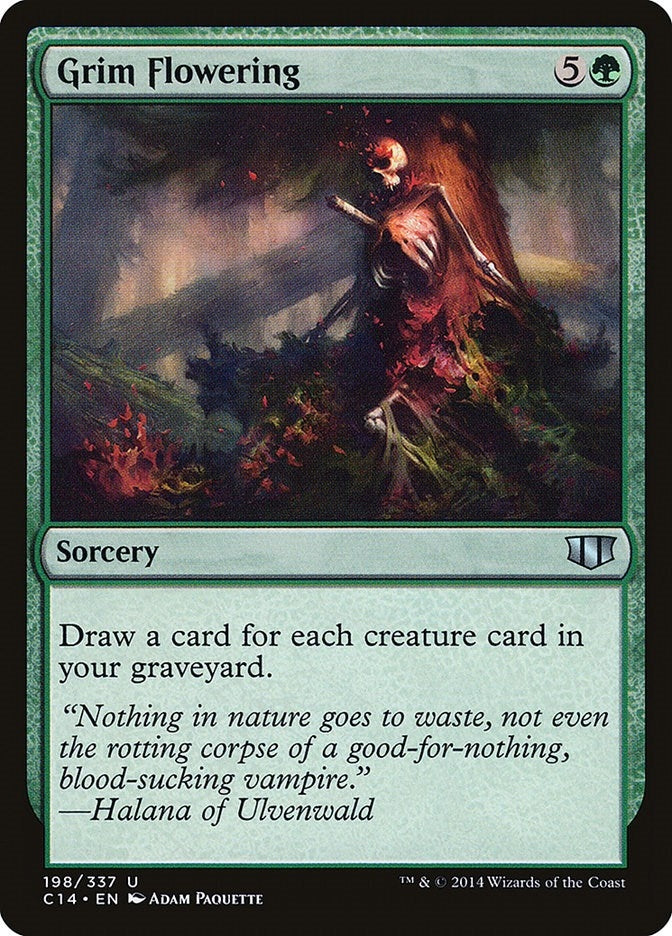 Image for Grim Flowering (198) (Commander 2014) - Magic: The Gathering