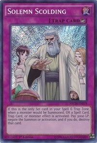 Image for Solemn Scolding (NECH-EN079) (NECH) - YuGiOh