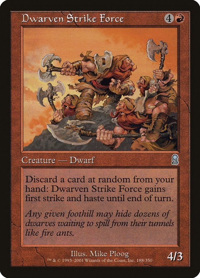 Image for Dwarven Strike Force (188) (Odyssey) - Magic: The Gathering