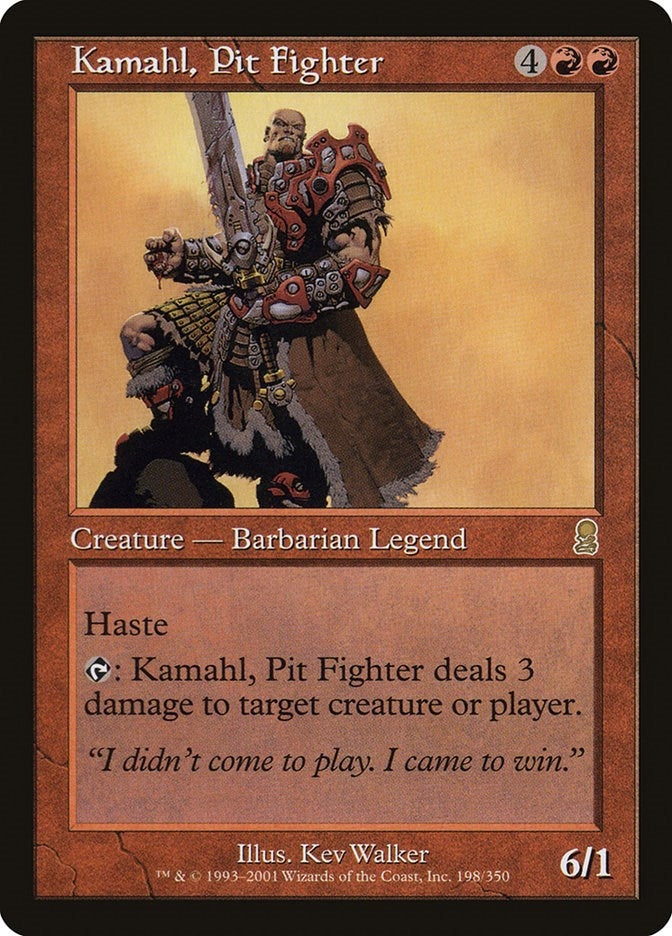 Image for Kamahl, Pit Fighter (198) (Odyssey) - Magic: The Gathering