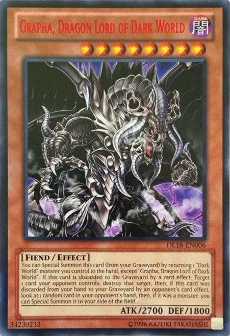 Image for Grapha, Dragon Lord of Dark World (Red) (DL18-EN006) (DL) - YuGiOh