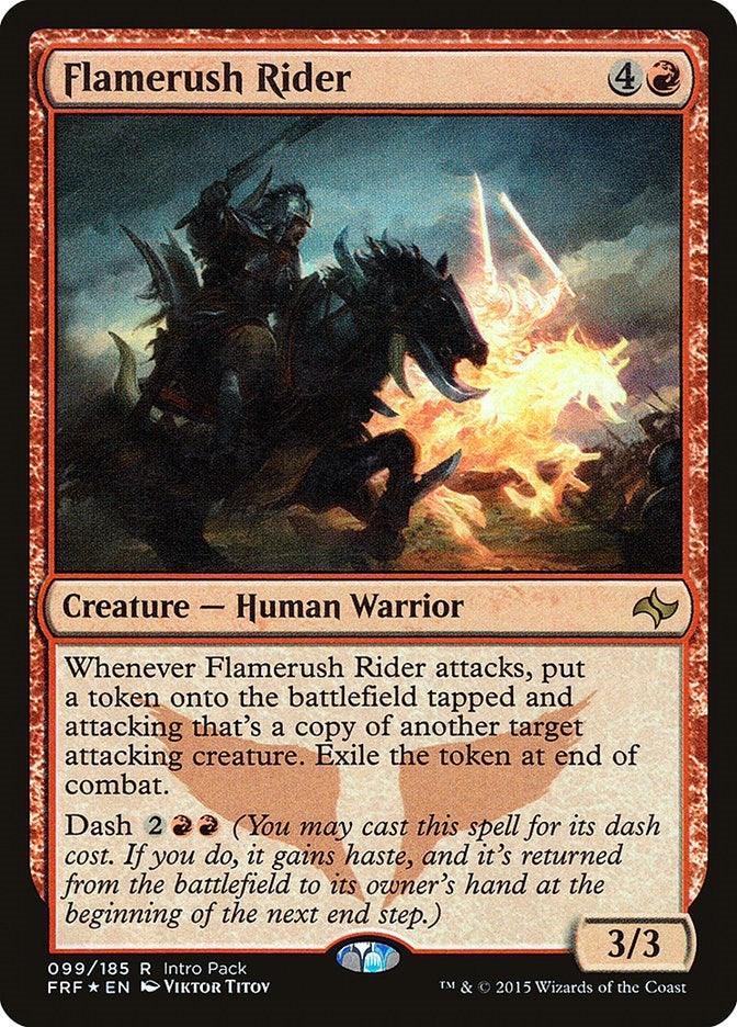 Image for Flamerush Rider (99) (Unique and Miscellaneous Promos) - Magic: The Gathering