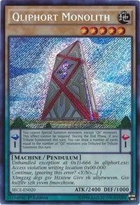 Image for Qliphort Monolith (SECE-EN020) (SECE) - YuGiOh
