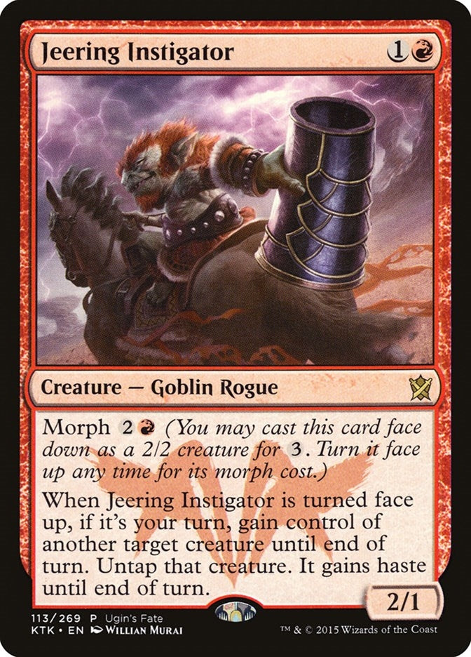 Image for Jeering Instigator (113) (Ugin's Fate Promos) - Magic: The Gathering
