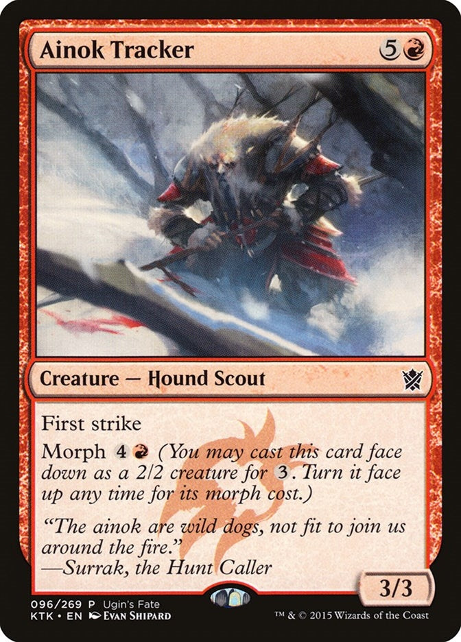 Image for Ainok Tracker (96) (Ugin's Fate Promos) - Magic: The Gathering