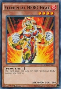 Image for Elemental HERO Heat (SDHS-EN005) (SDHS) - YuGiOh