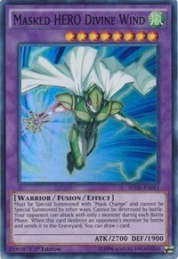Image for Masked HERO Divine Wind (SDHS-EN043) (SDHS) - YuGiOh