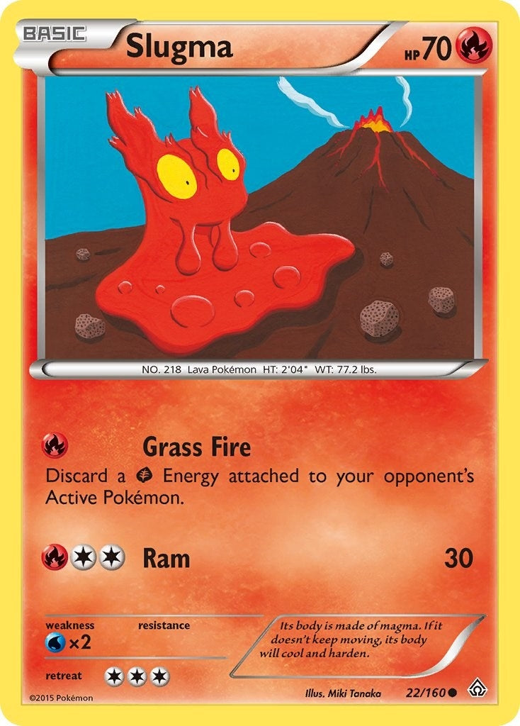Image for Slugma (22/160) (PRC) - Pokemon