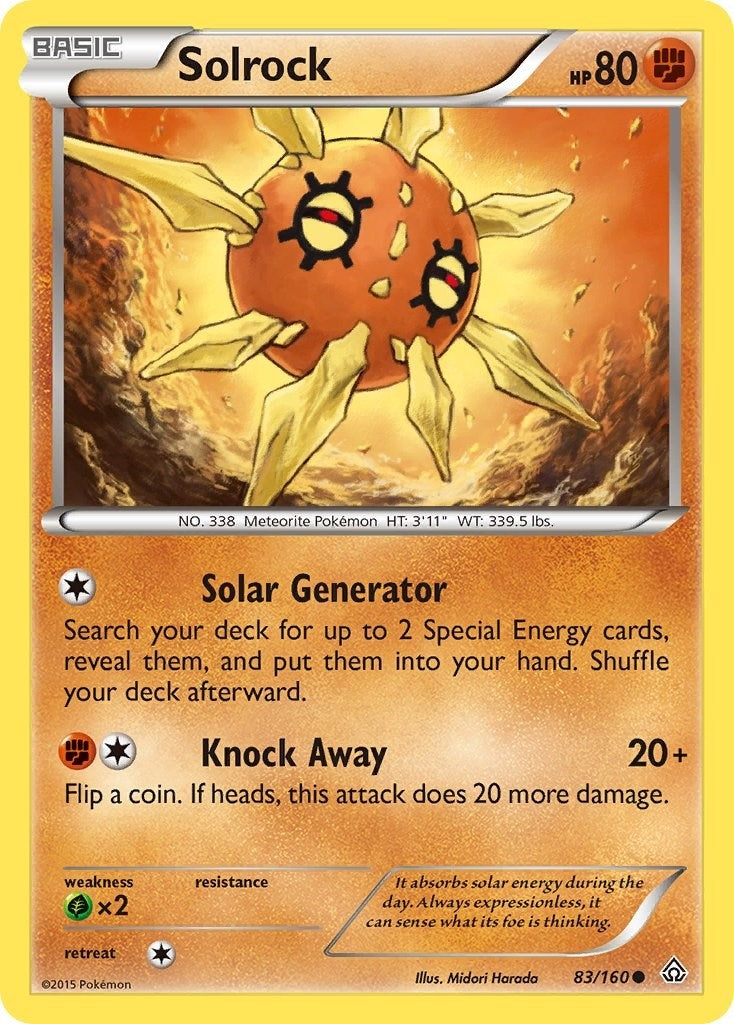 Image for Solrock (83/160) (PRC) - Pokemon