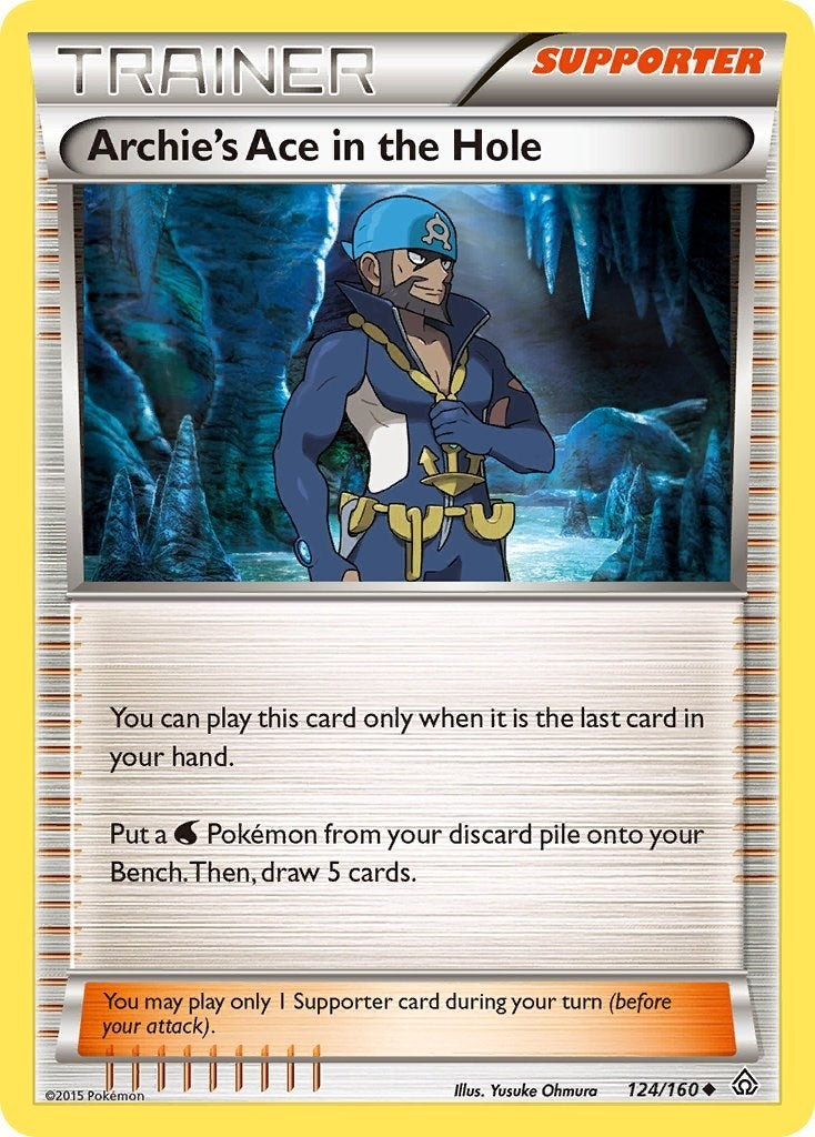 Image for Archie's Ace in the Hole (124/160) (PRC) - Pokemon