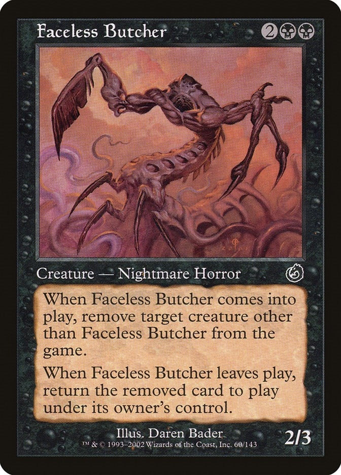 Image for Faceless Butcher (60) (Torment) - Magic: The Gathering