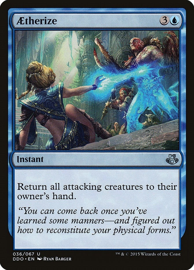 Image for Aetherize (36) (Elspeth vs. Kiora) - Magic: The Gathering