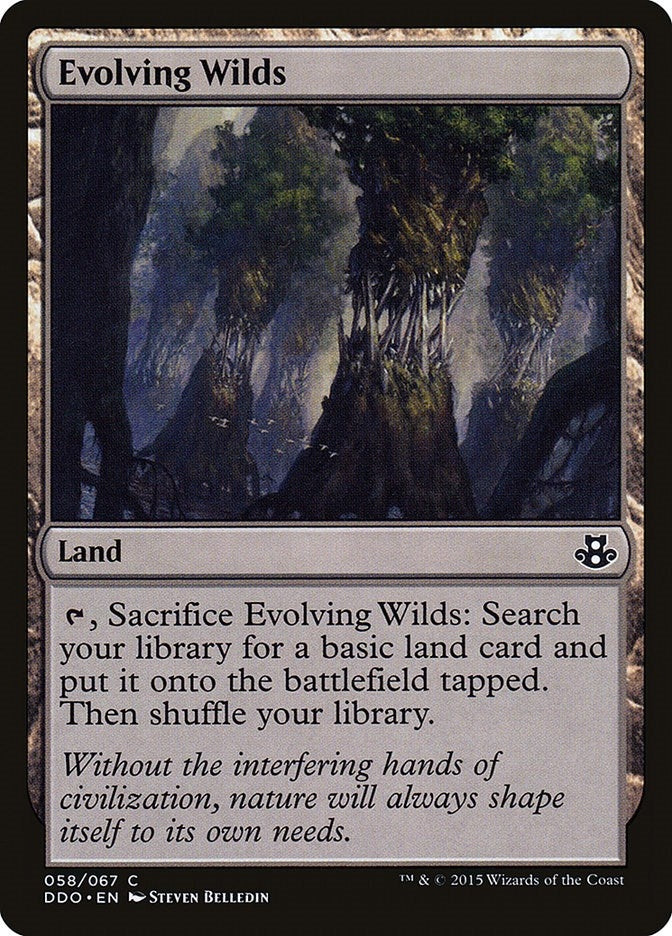 Image for Evolving Wilds (58) (Elspeth vs. Kiora) - Magic: The Gathering