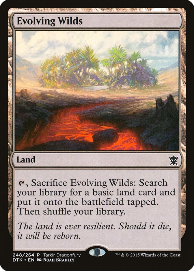 Image for Evolving Wilds (248) (Tarkir Dragonfury Promos) - Magic: The Gathering