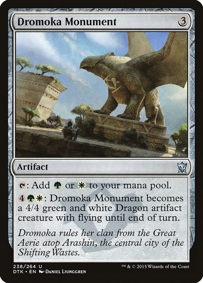 Image for Dromoka Monument (238) (Dragons of Tarkir) - Magic: The Gathering