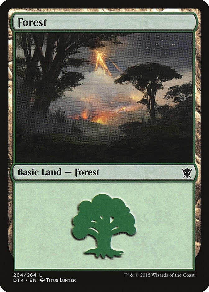 Image for Forest (264) (264) (Dragons of Tarkir) - Magic: The Gathering