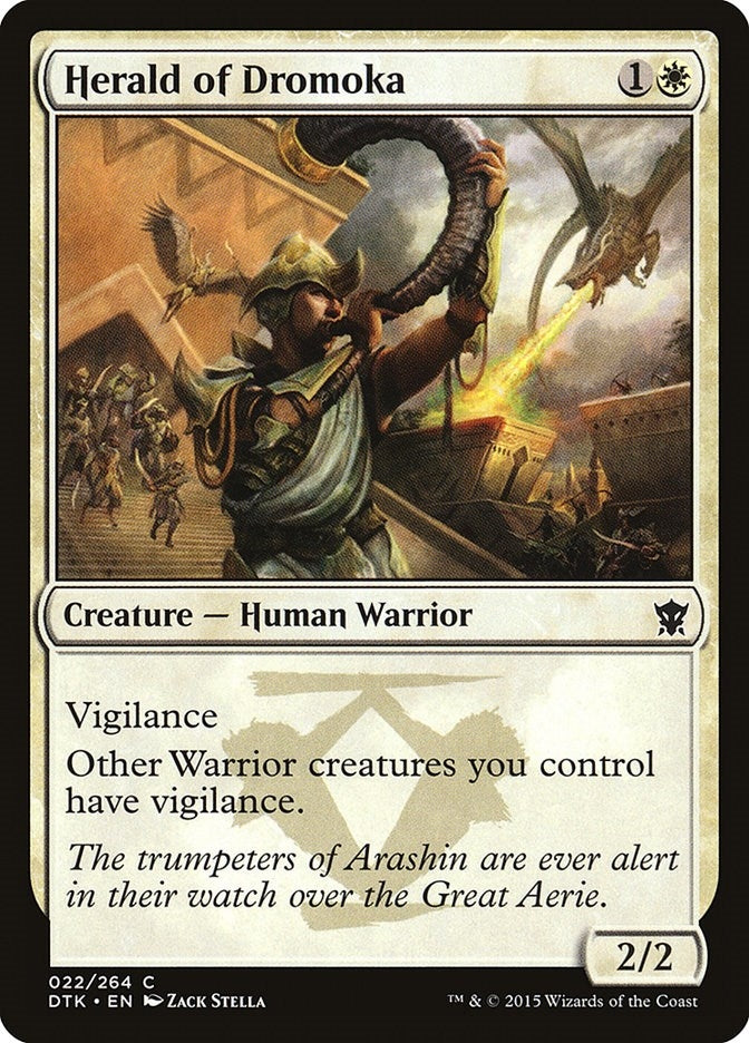 Image for Herald of Dromoka (22) (Dragons of Tarkir) - Magic: The Gathering