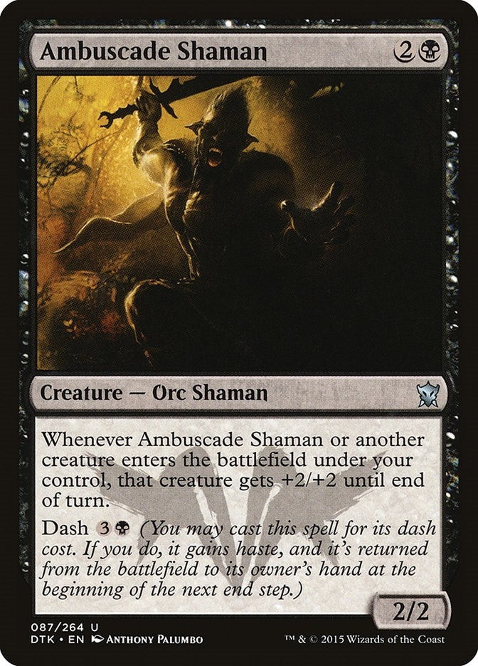 Image for Ambuscade Shaman (87) (Dragons of Tarkir) - Magic: The Gathering