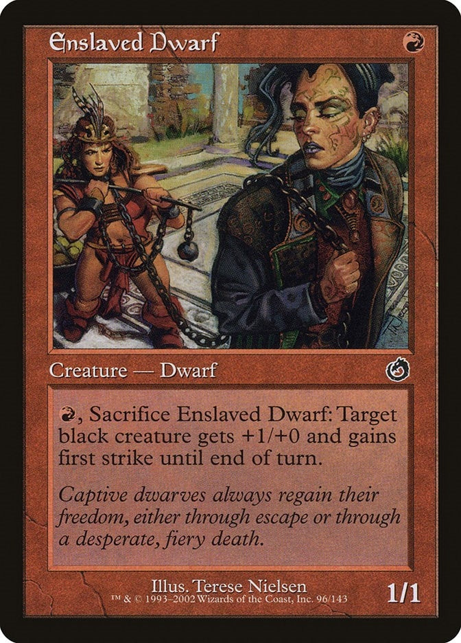 Image for Enslaved Dwarf (96) (Torment) - Magic: The Gathering