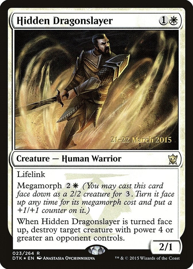 Image for Hidden Dragonslayer (23) (Prerelease Cards) - Magic: The Gathering
